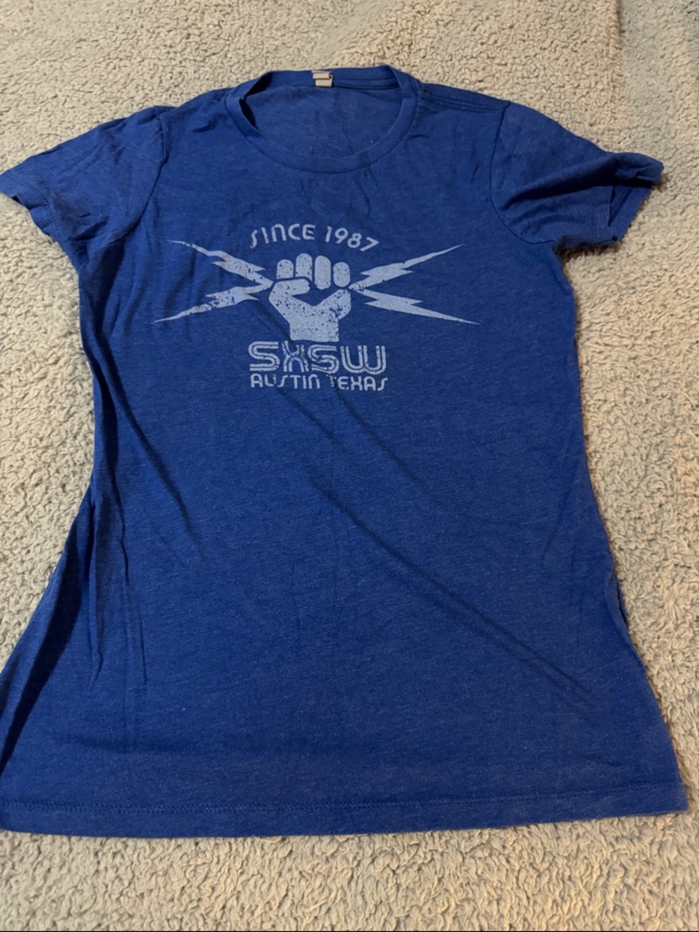 Blue SXSW Graphic Tee - Unbranded Women’s Top